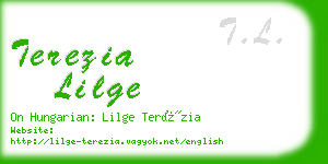 terezia lilge business card